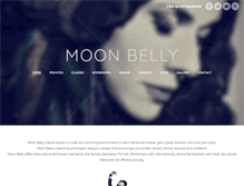 Tablet Screenshot of moonbelly.org